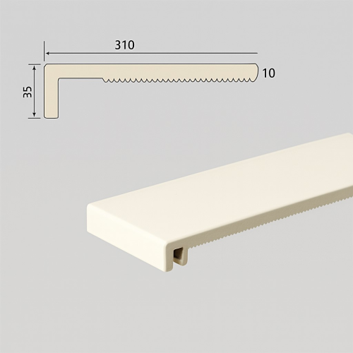 Profex Boeideel 310mm - Crèmewit